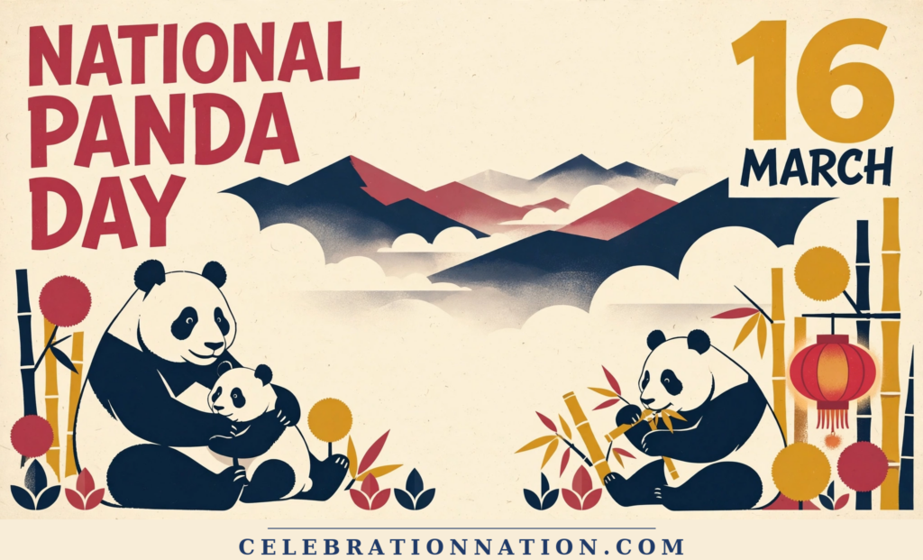 National Panda Day poster