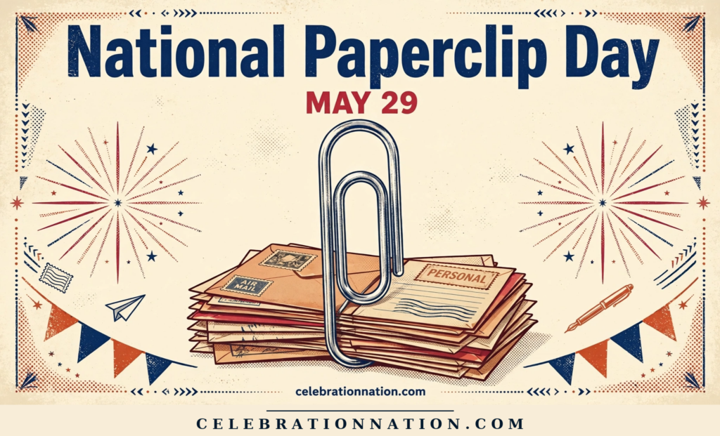 National Paperclip Day poster