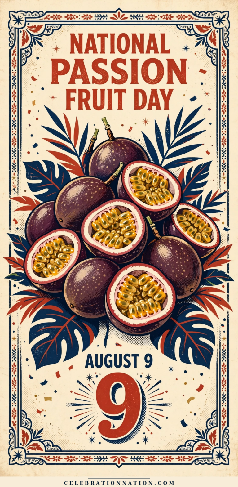 National Passion Fruit Day poster