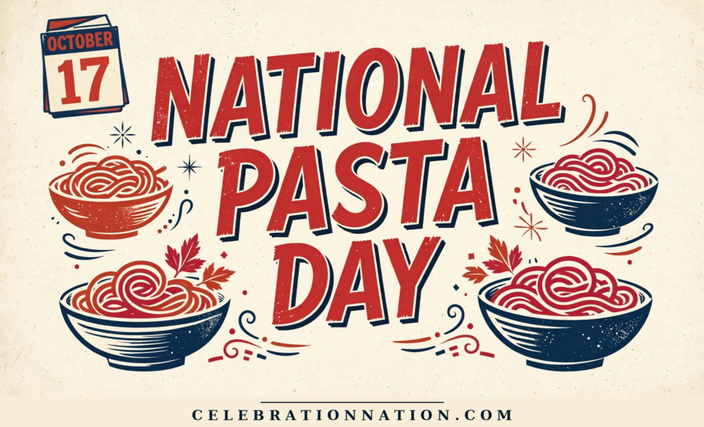 National Pasta Day poster