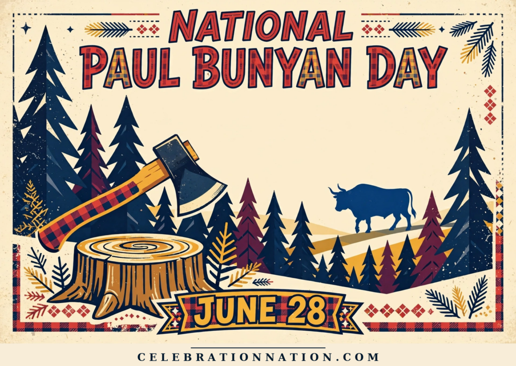 National Paul Bunyan Day poster