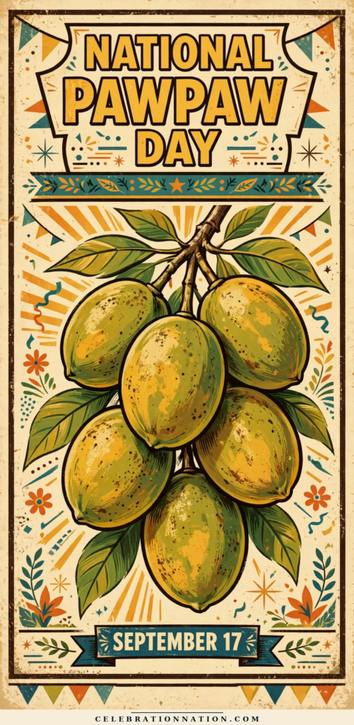 National Pawpaw Day poster