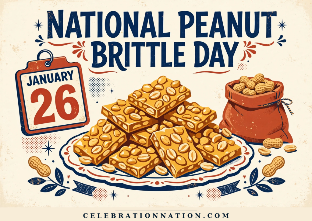 National Peanut Brittle Day poster