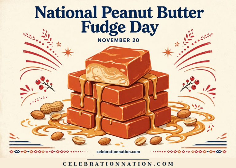 National Peanut Butter Fudge Day poster