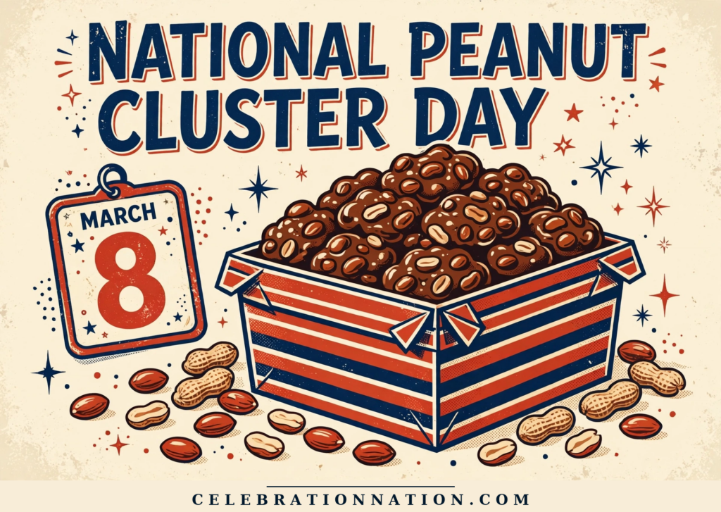National Peanut Cluster Day poster