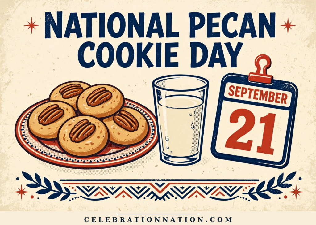 National Pecan Cookie Day poster