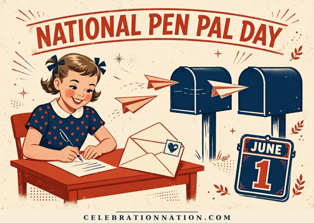 National Pen Pal Day poster