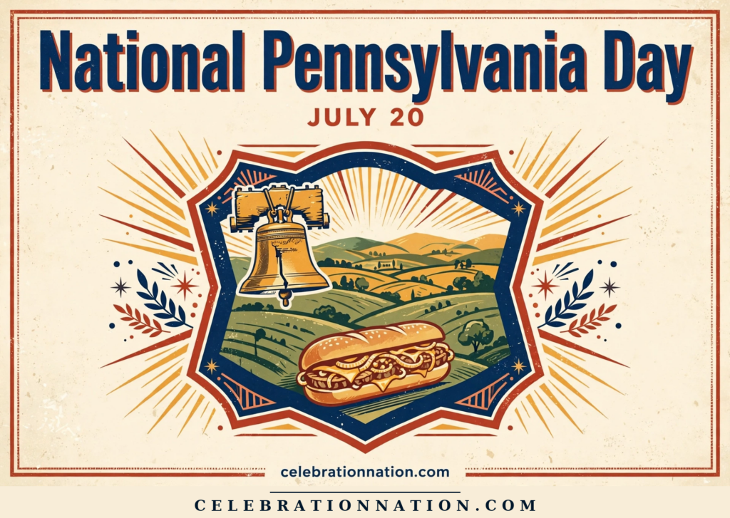 National Pennsylvania Day poster