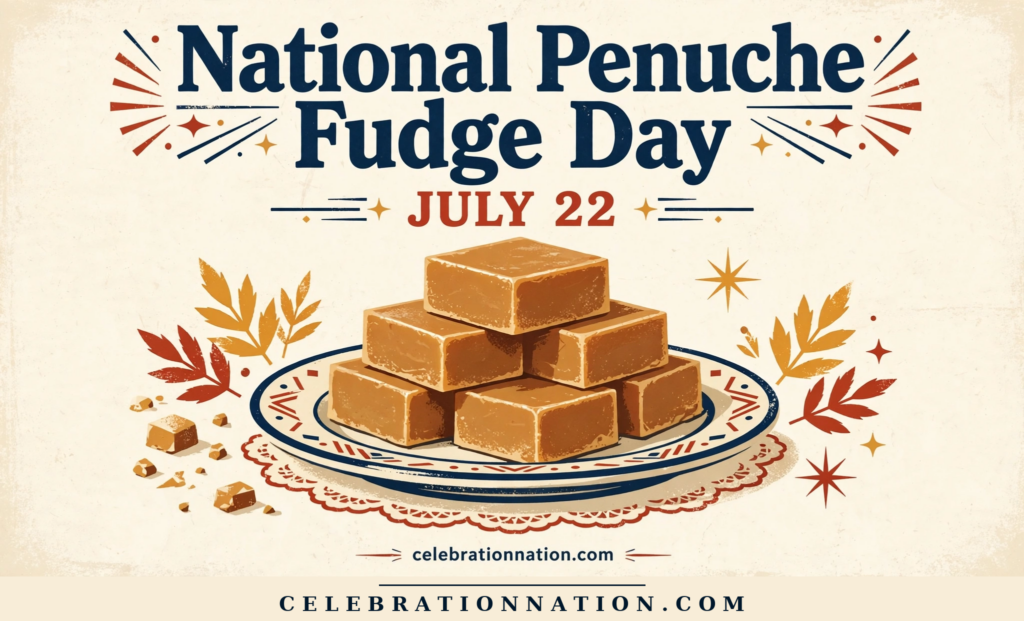 National Penuche Fudge Day poster