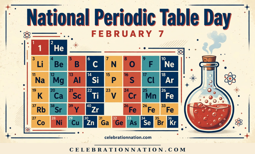 National Periodic Table Day poster