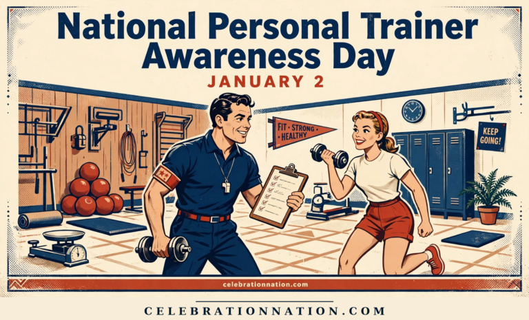 National Personal Trainer Awareness Day poster