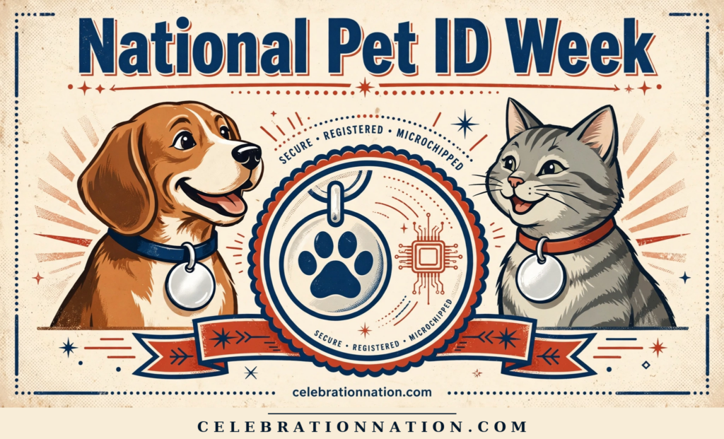National Pet ID Week poster