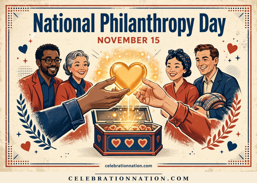 National Philanthropy Day poster