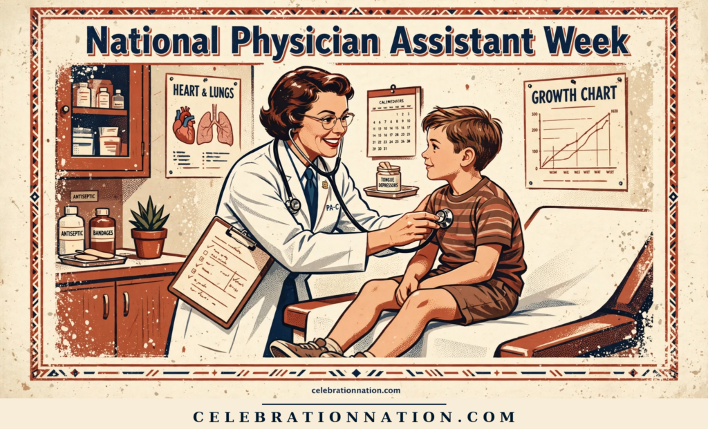 National Physician Assistant Week poster
