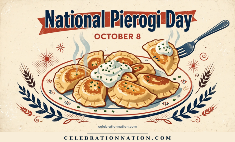 National Pierogi Day poster
