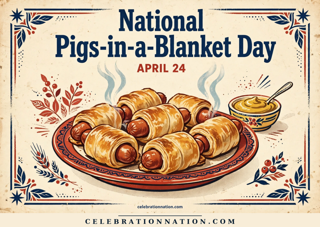 National Pigs-in-a-Blanket Day poster