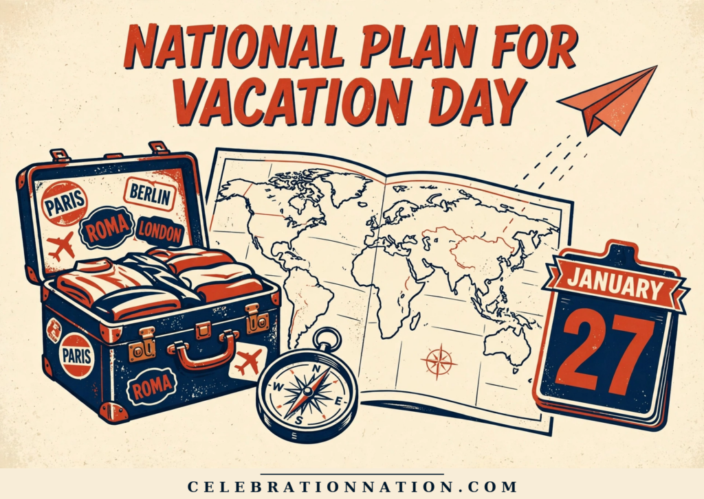 National Plan for Vacation Day poster