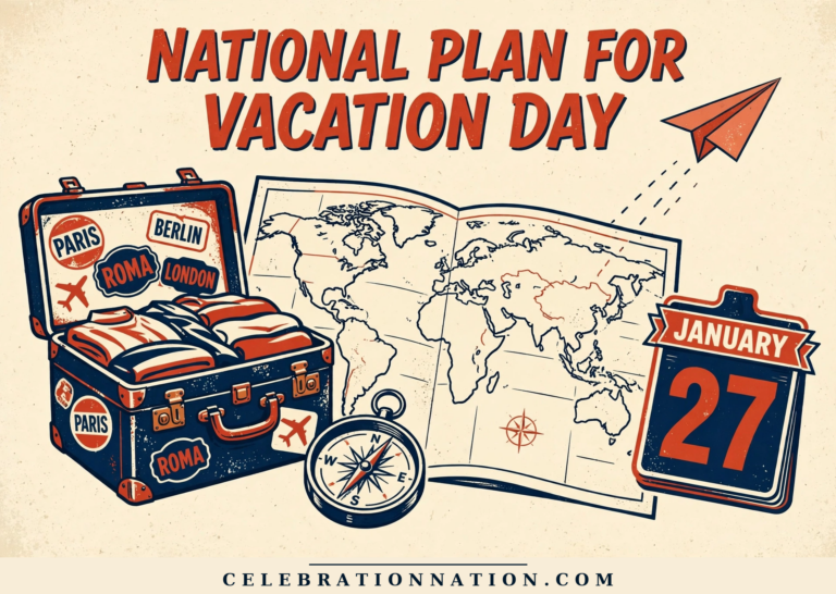 National Plan for Vacation Day poster