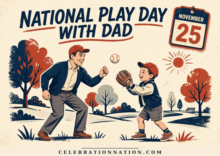 National Play Day with Dad poster