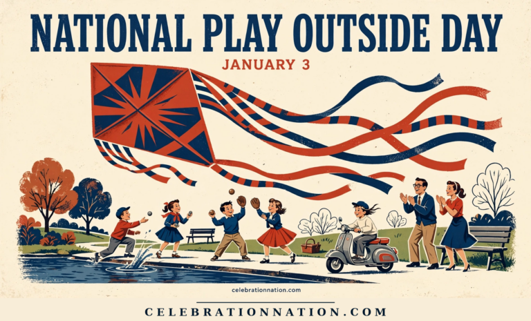 National Play Outside Day poster