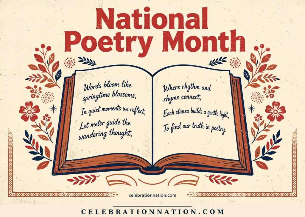 National Poetry Month poster