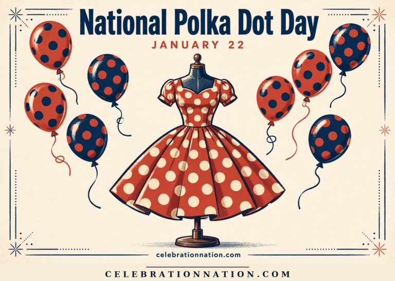 National Polka Dot Day poster