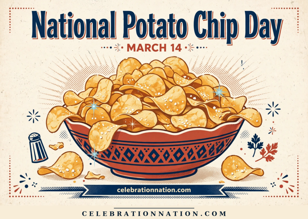 National Potato Chip Day poster