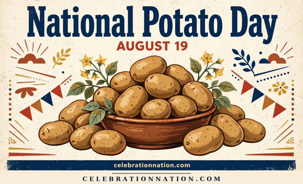 National Potato Day poster