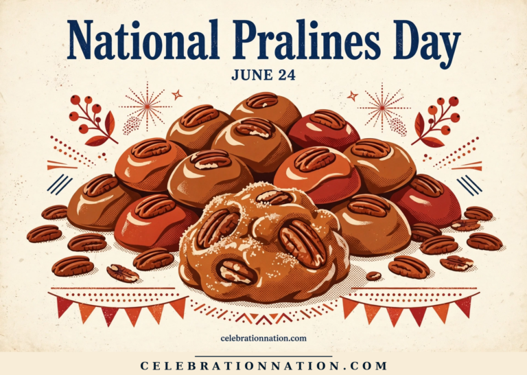 National Pralines Day poster