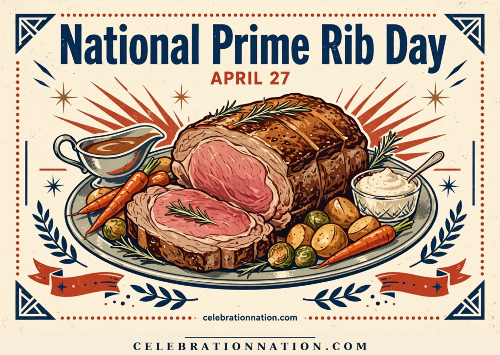 National Prime Rib Day poster