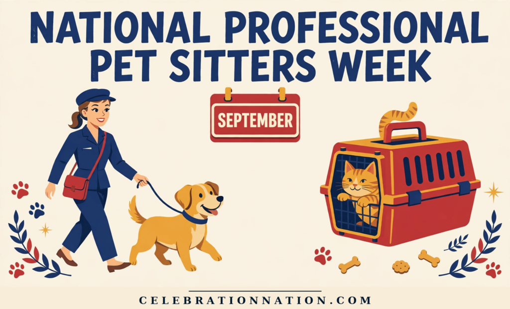 National Professional Pet Sitters Week poster