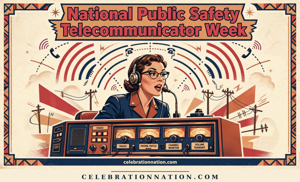 National Public Safety Telecommunicator Week poster