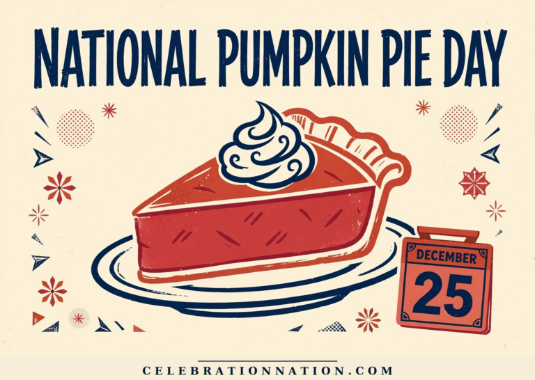 National Pumpkin Pie Day poster