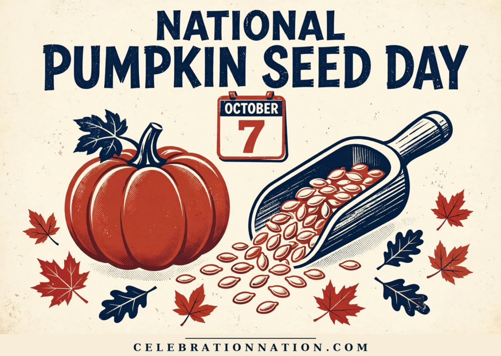 National Pumpkin Seed Day poster