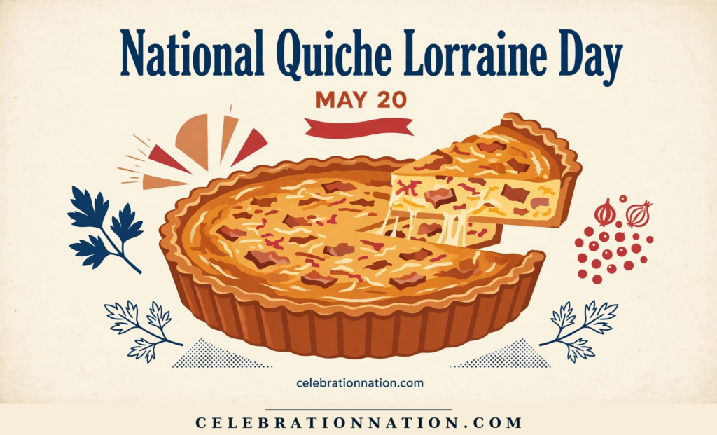 National Quiche Lorraine Day poster