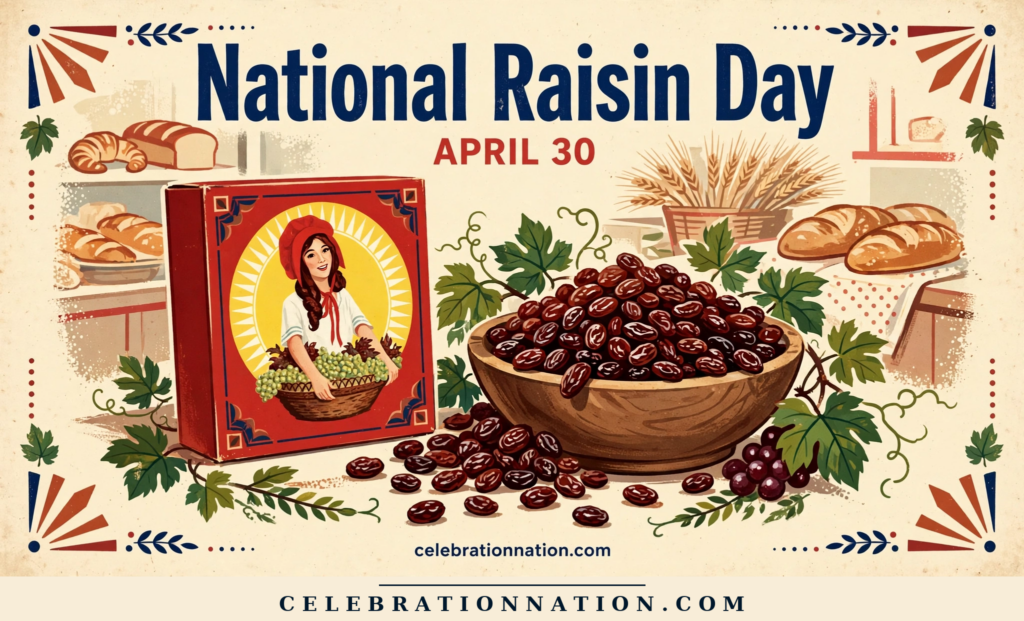 National Raisin Day poster