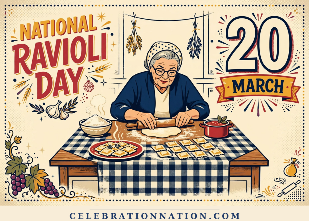 National Ravioli Day poster