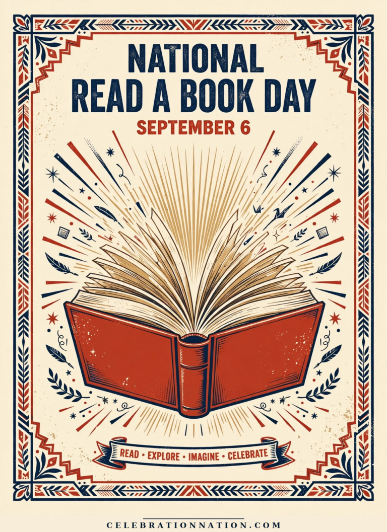 National Read a Book Day poster