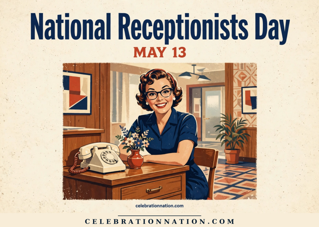 National Receptionists Day poster