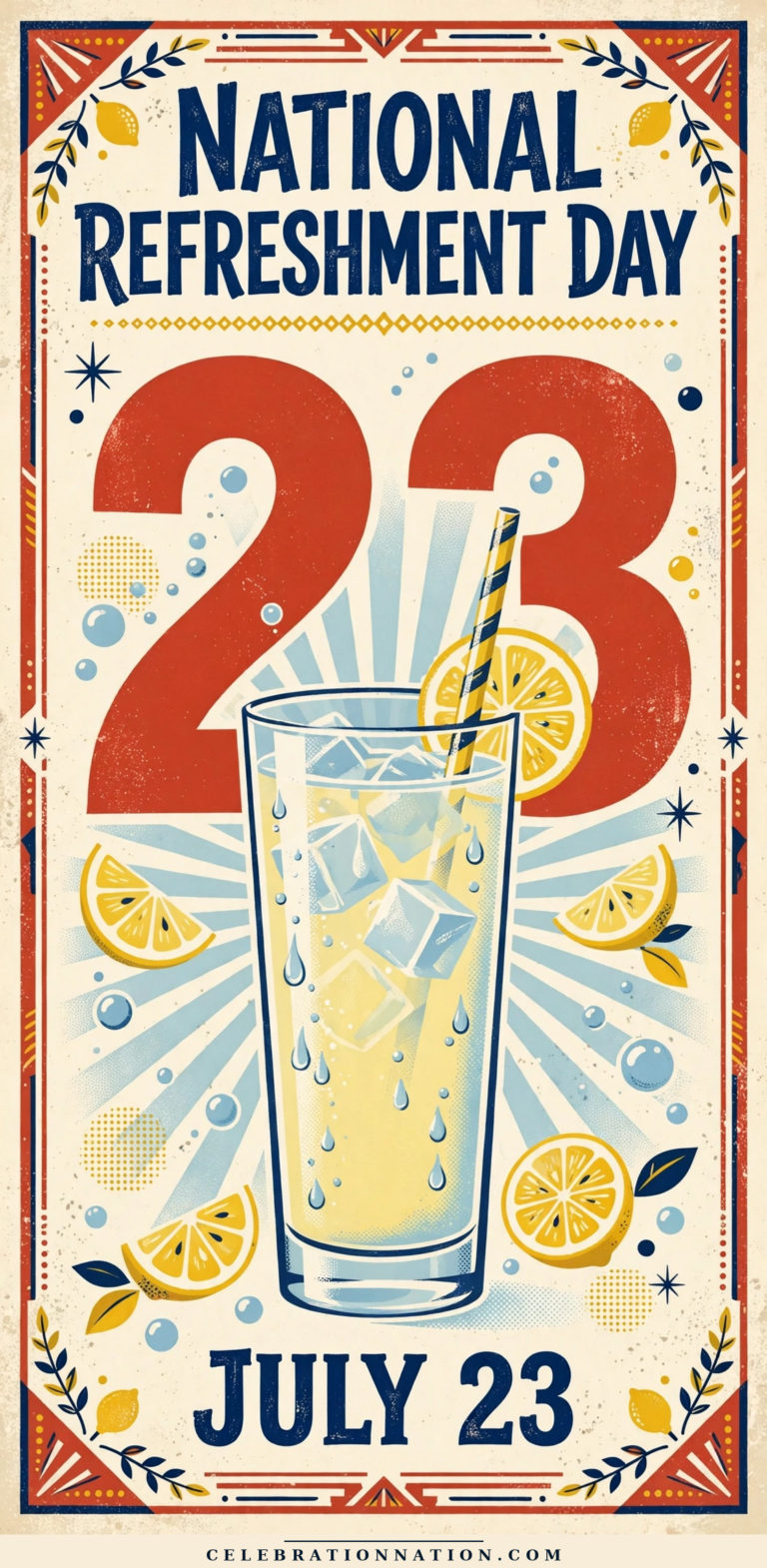 National Refreshment Day poster