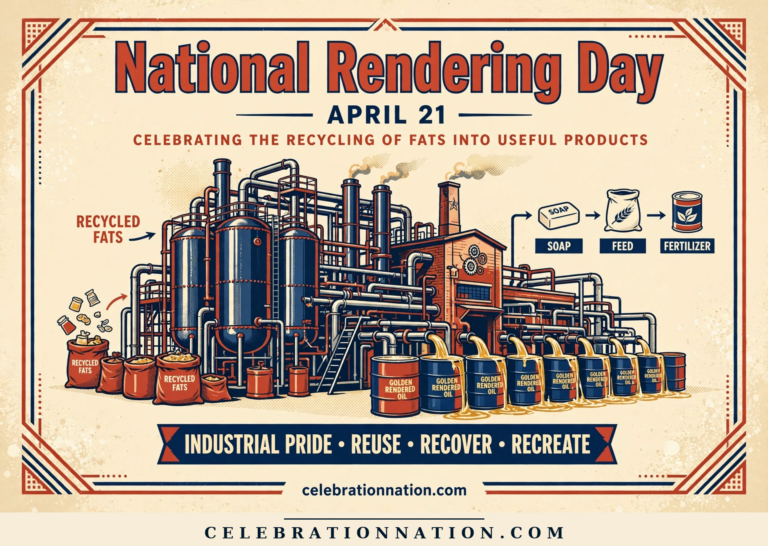National Rendering Day poster