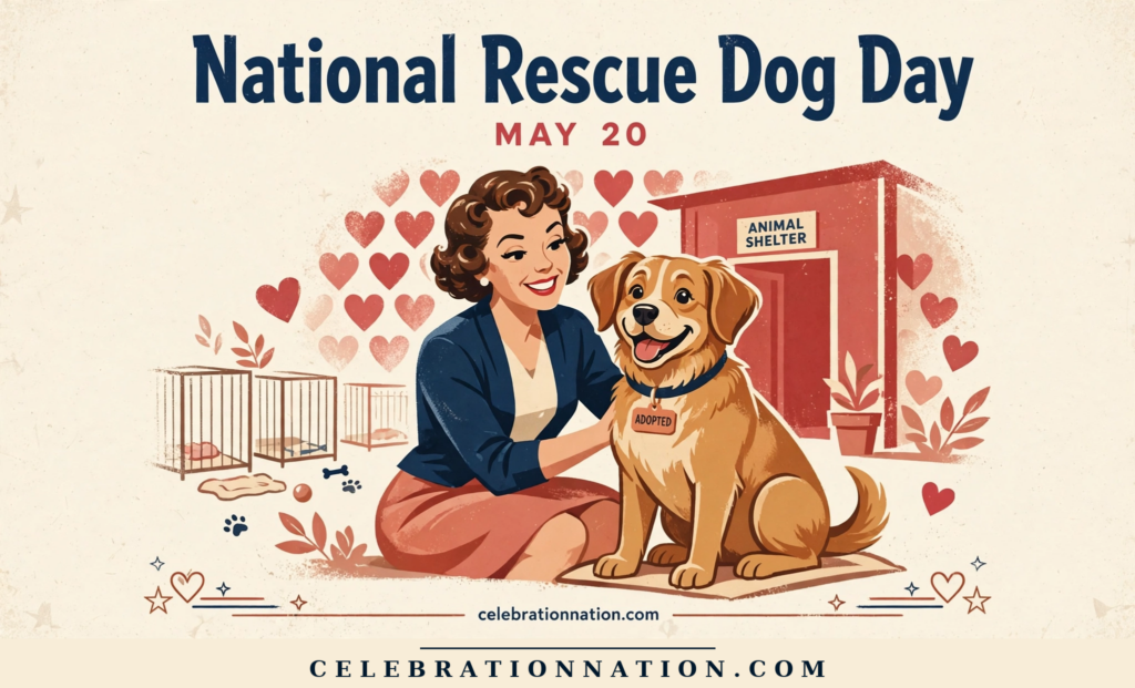 National Rescue Dog Day poster