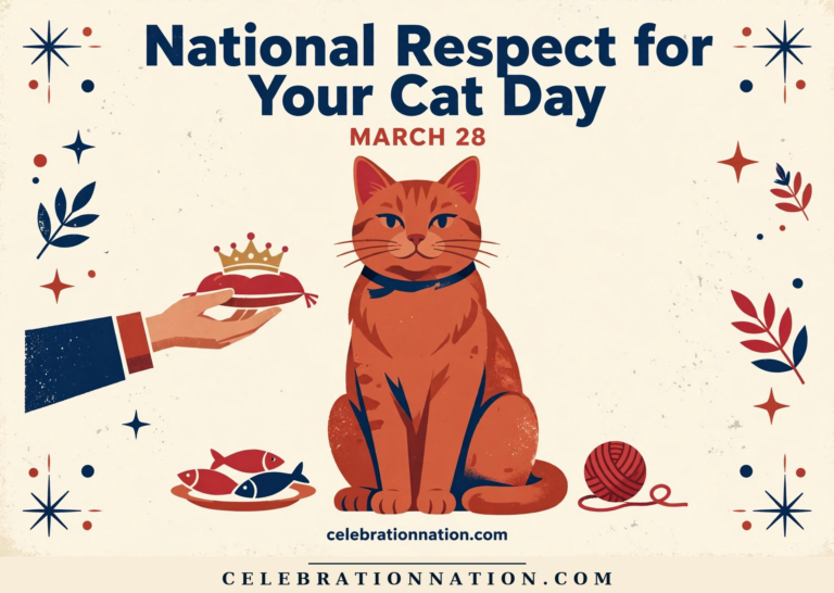 National Respect for Your Cat Day poster