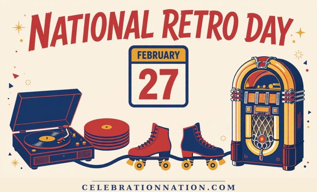 National Retro Day poster