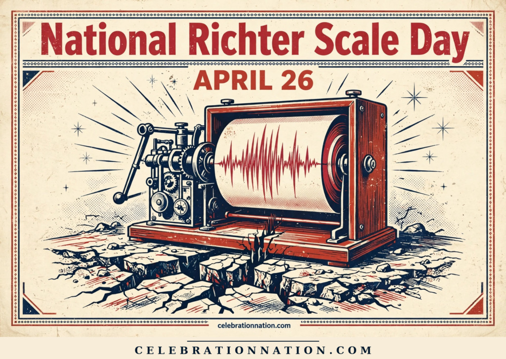 National Richter Scale Day poster