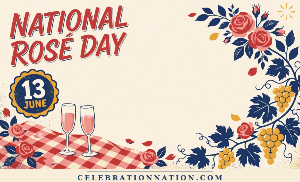 National Rosé Day poster
