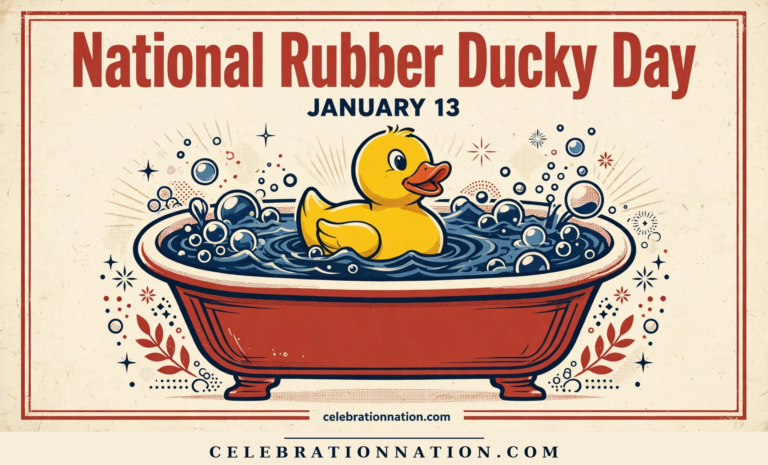 National Rubber Ducky Day poster