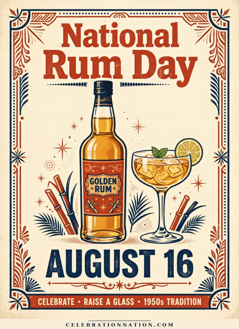 National Rum Day poster