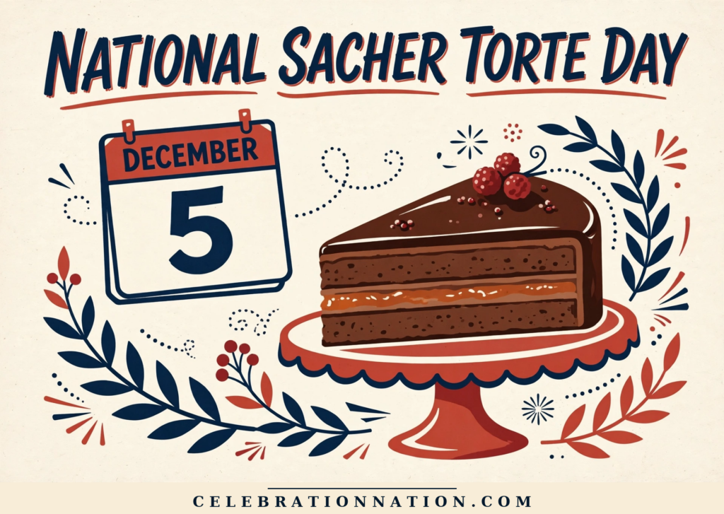 National Sacher Torte Day poster