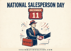 National Salesperson Day illustration, December 11